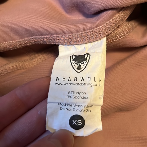 XS dusty rose Wearwolf athletic leggings - Picture 4 of 4